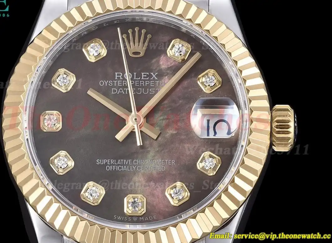 Datejust 31mm Jubilee YG SS Brown Dial WF A2671