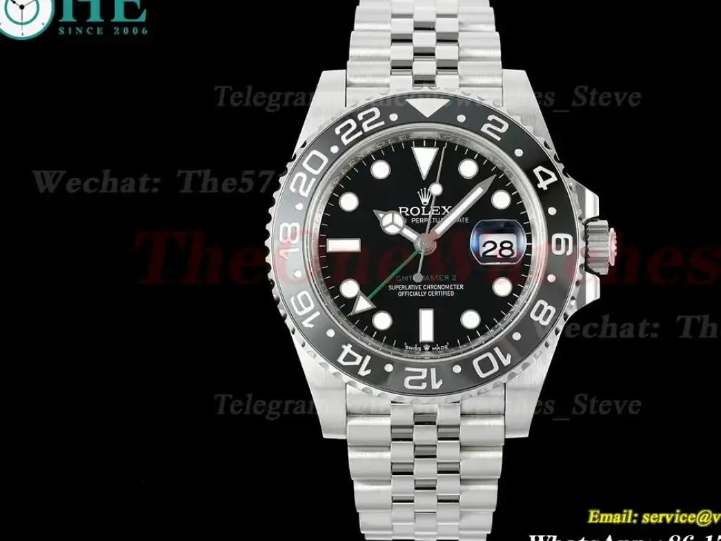 GMT Master II 126710 Bruce Wayne Jub 40mm SS SS Black Dial THBF SH3285