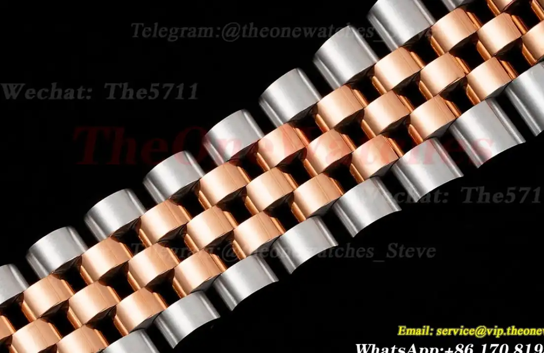 Datejust 41mm Brown Stk SS RG Jubilee 904L DIW A3235