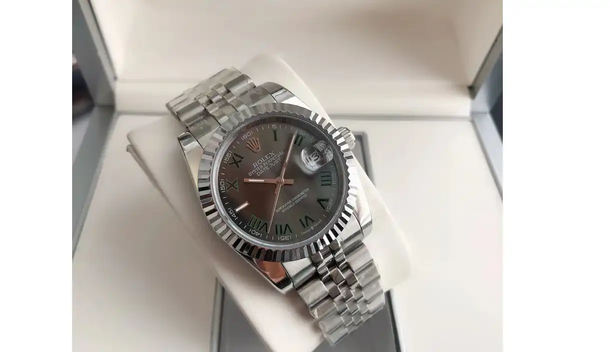 Datejust 36 28mm SS SS Jub Grey Rmn GDF MY8215