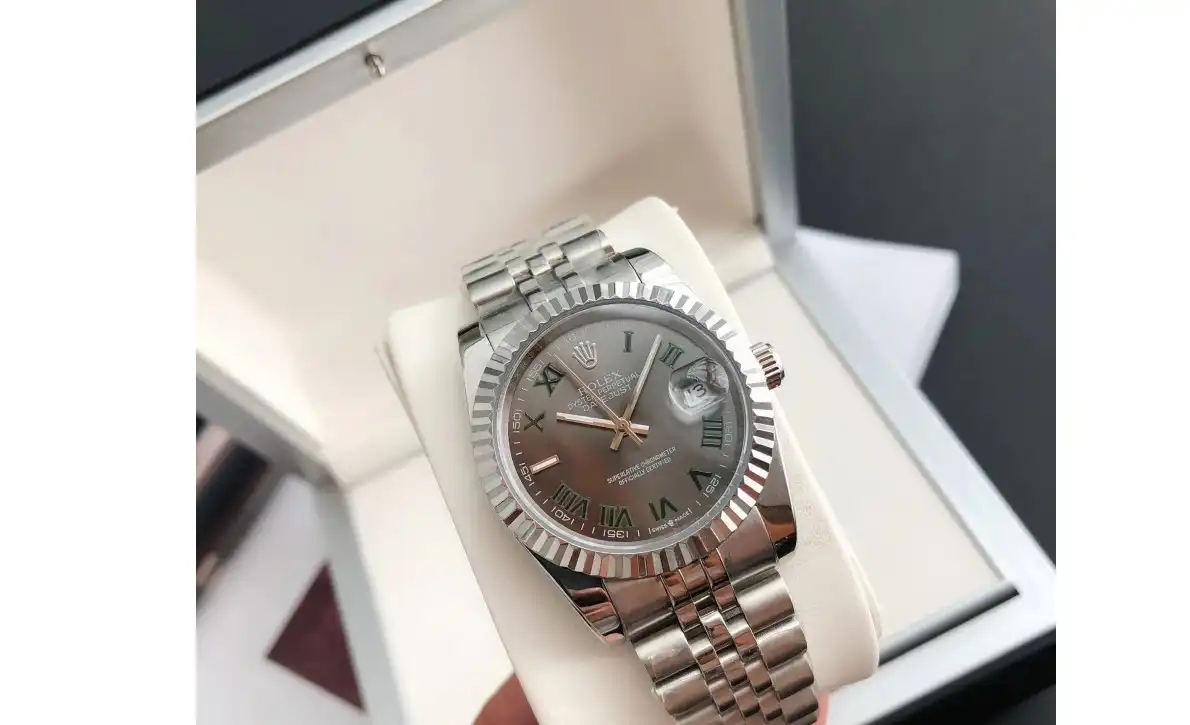 Datejust 36 28mm SS SS Jub Grey Rmn GDF MY8215