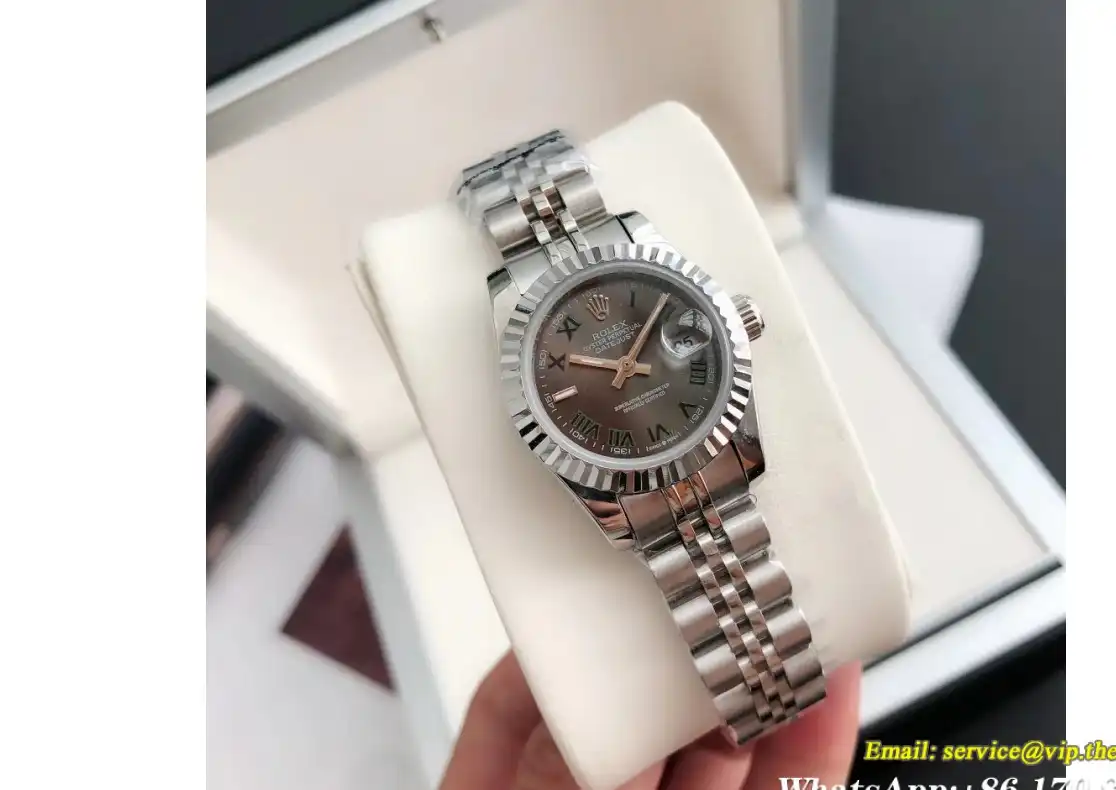 Datejust 36 28mm SS SS Jub Grey Rmn GDF MY8215