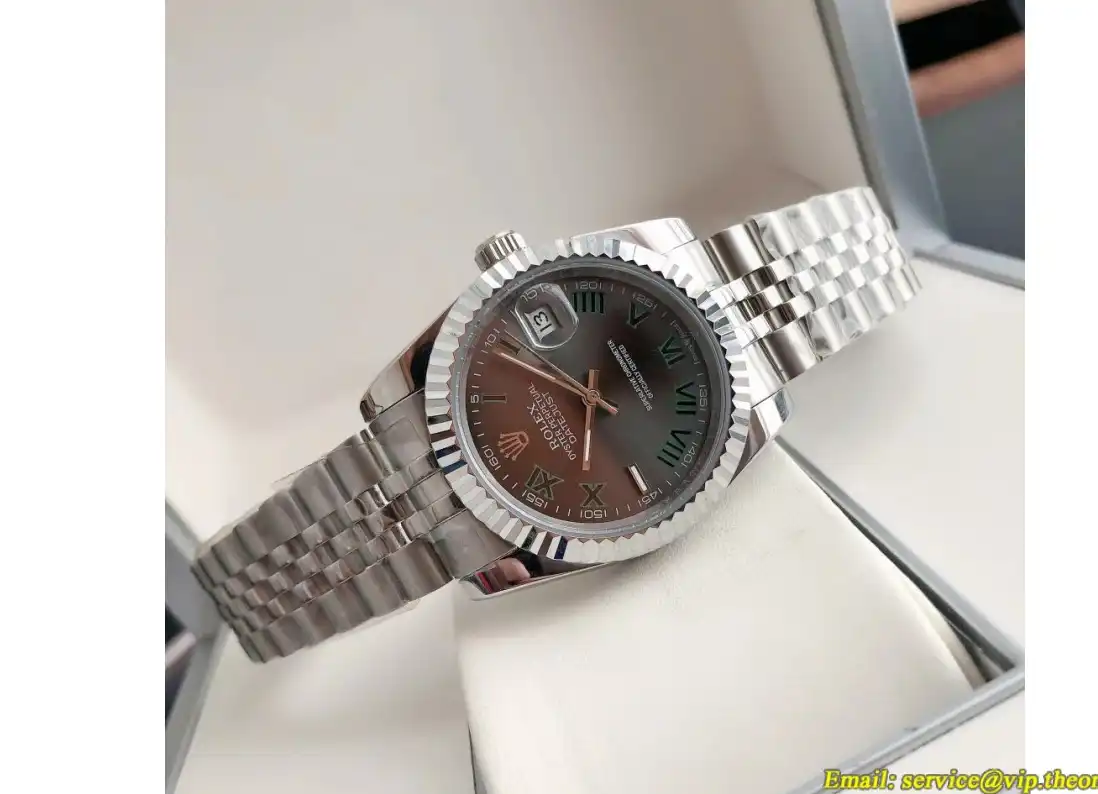 Datejust 36 28mm SS SS Jub Grey Rmn GDF MY8215