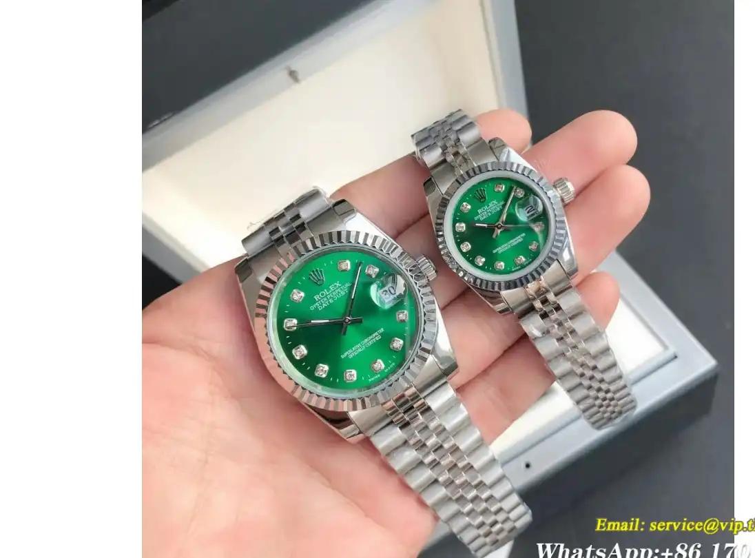 Datejust 36 28mm SS SS Jub Green Dia GDF MY8215