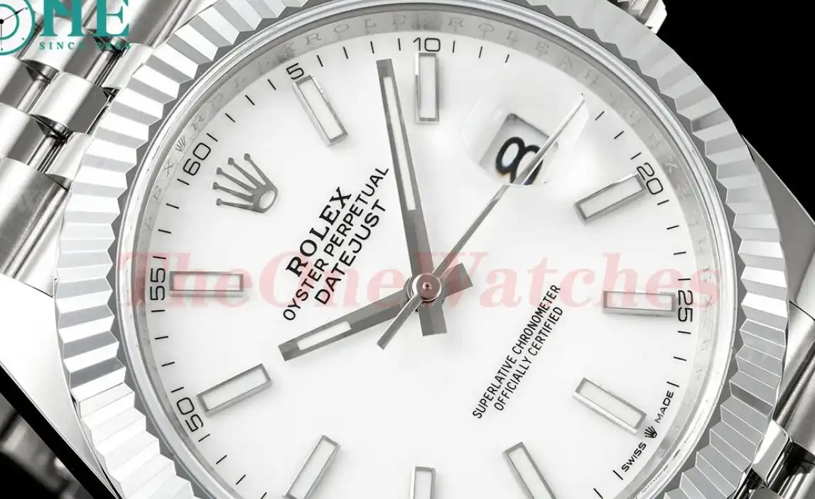 Datejust 126334 41mm Jub SS SS White Dial JQF VR3235