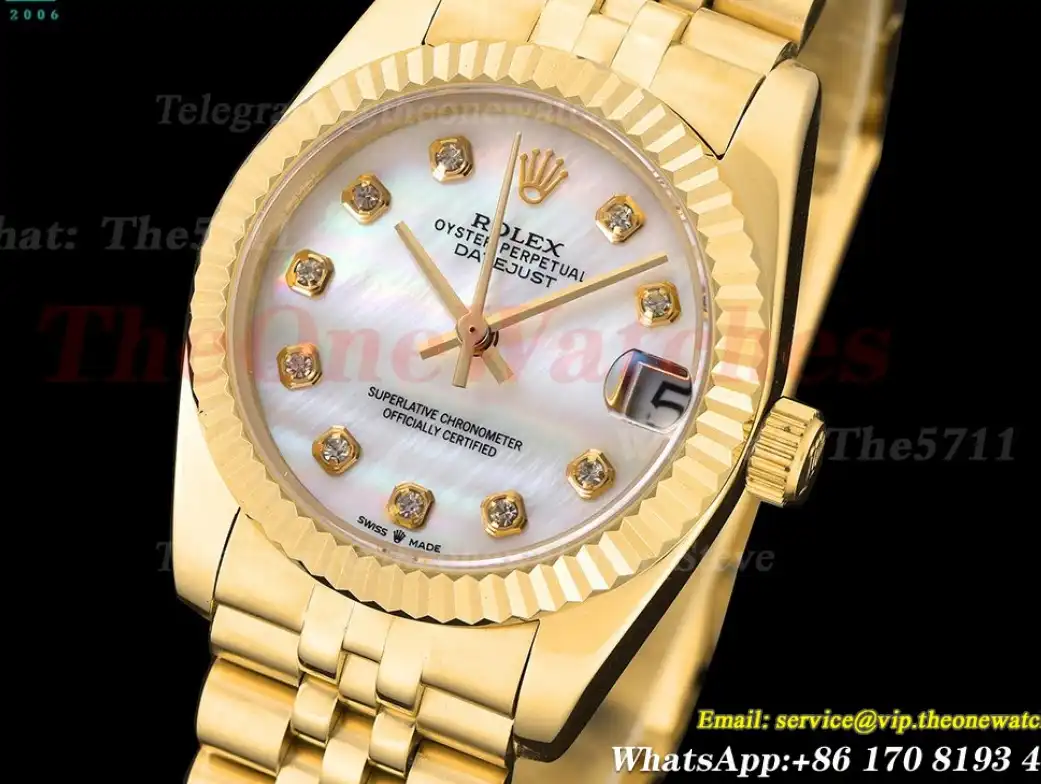 Datejust 28mm Jub YG YG Mop Dial GDF MY8215