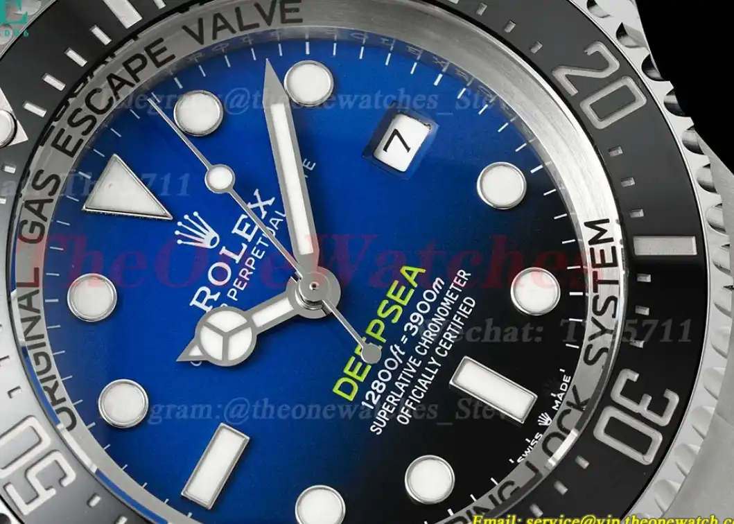 DeepSea 136660 44mm SS SS Gadient Blue DIal EWEF A3235