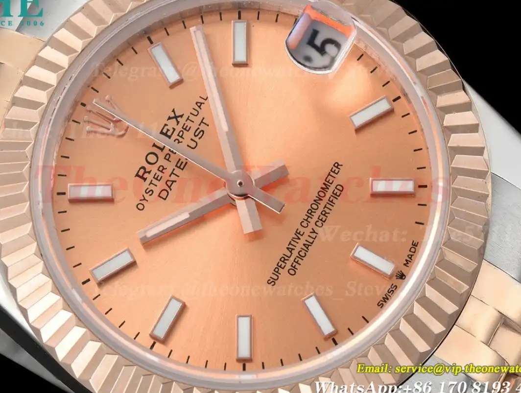 Datejust 28mm RG SS Rose Gold Stk GDF MY8215