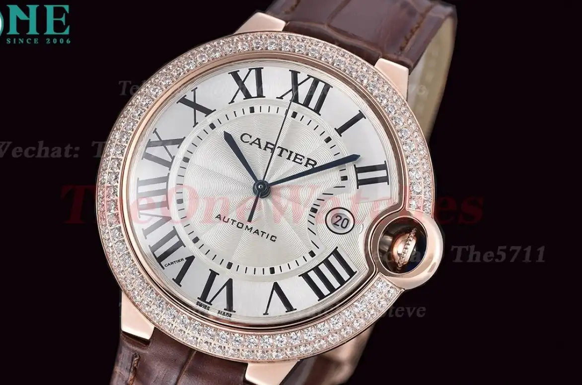 Ballon Bleu De Cartier 42mm RG LE White Dial GDF MY8215