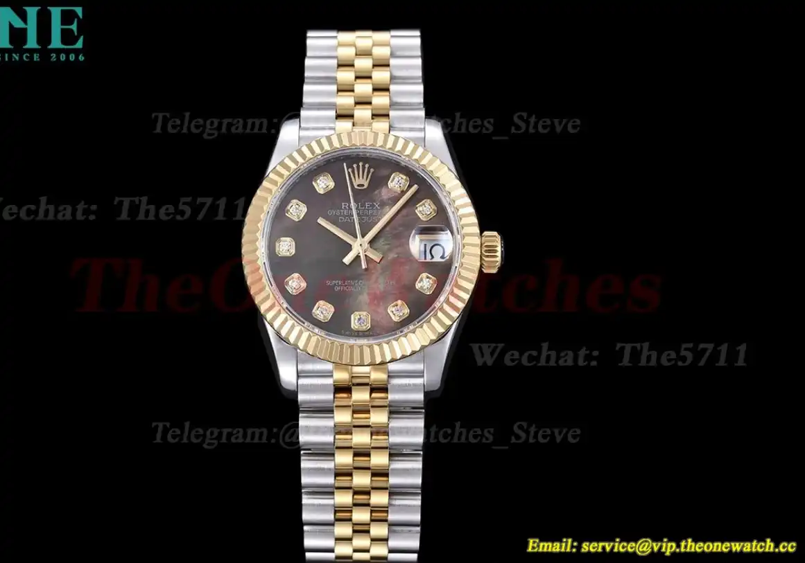 Datejust 31mm Jubilee YG SS Brown Dial WF A2671