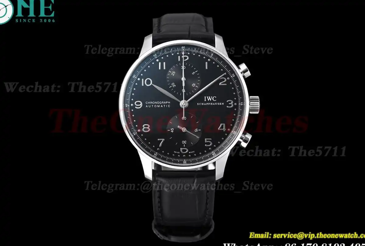 Portuguese Chrono 40mm SS LE Black Num ZF V2 A7750