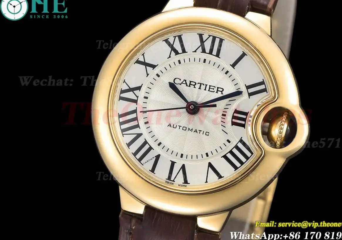 Ballon Bleu De Cartier 33mm YG LE White Dial GDF NH05