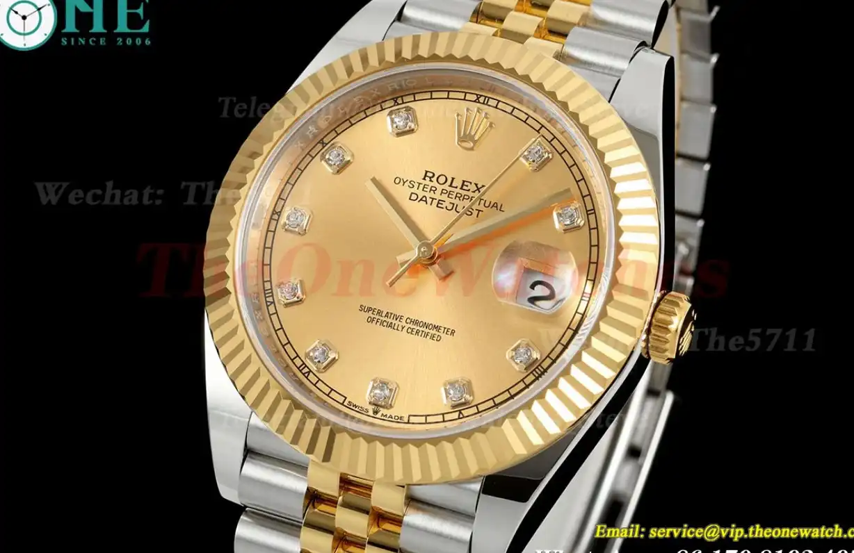 Datejust 126333 41mm Jub YG SS Gold Dia EWEF A3235