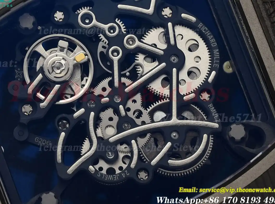 RM055 Red Crown NTPT RU Skeleton Dial APS RMUL2 Super Clone