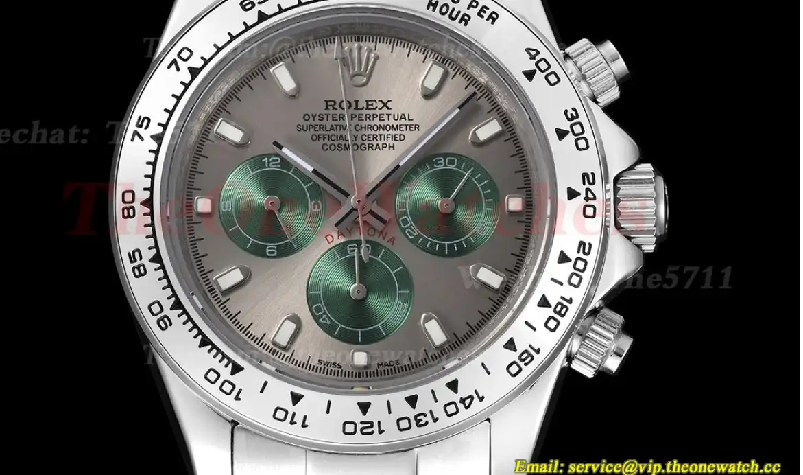 Daytona 40mm SS SS Grey Green GDF A3836