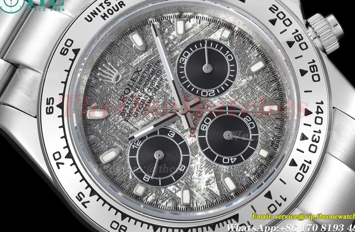 Daytona 40mm SS SS Meteorite Dial GDF A3836