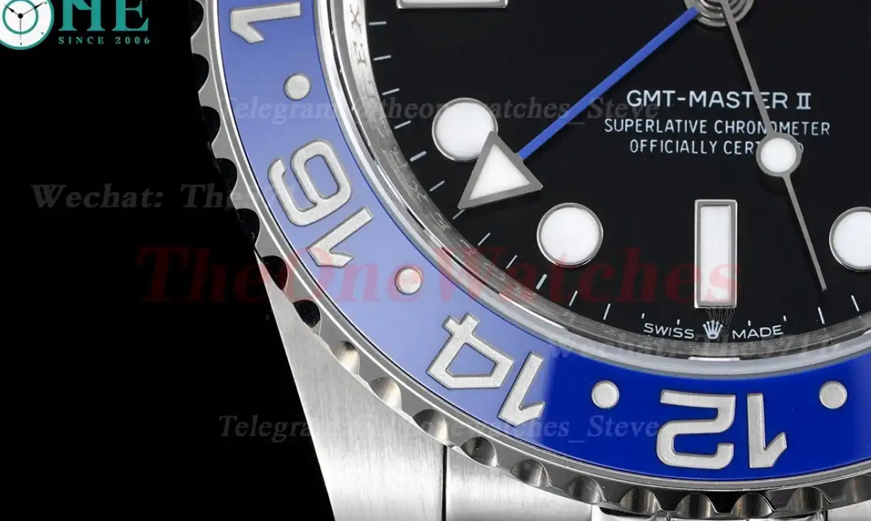 GMT Master II 126710 Batgirl Black Blue Cer 904L GMF V6 VR3285