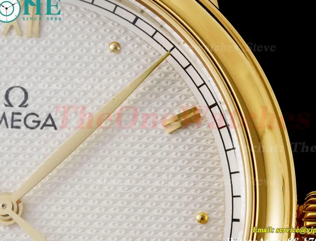 De Ville Prestige Date 40mm YG LE White Dial MKS A8800