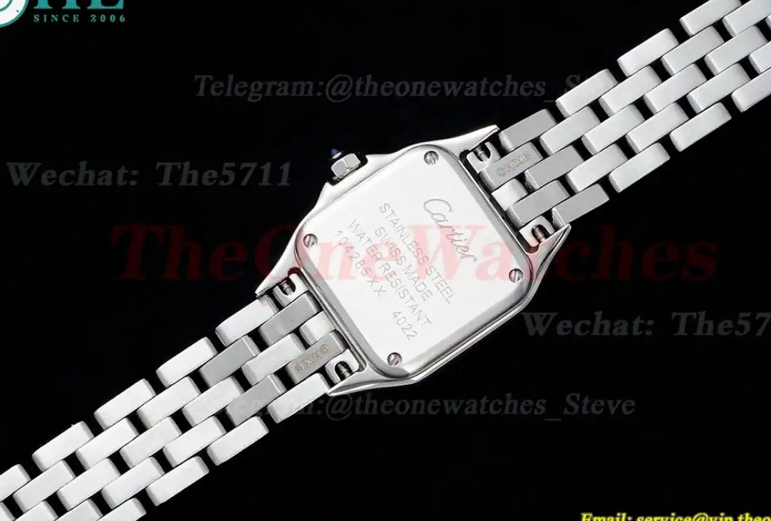 Panthere Secrete De Ladies Small 22mm Dia SS SS White AF Quartz