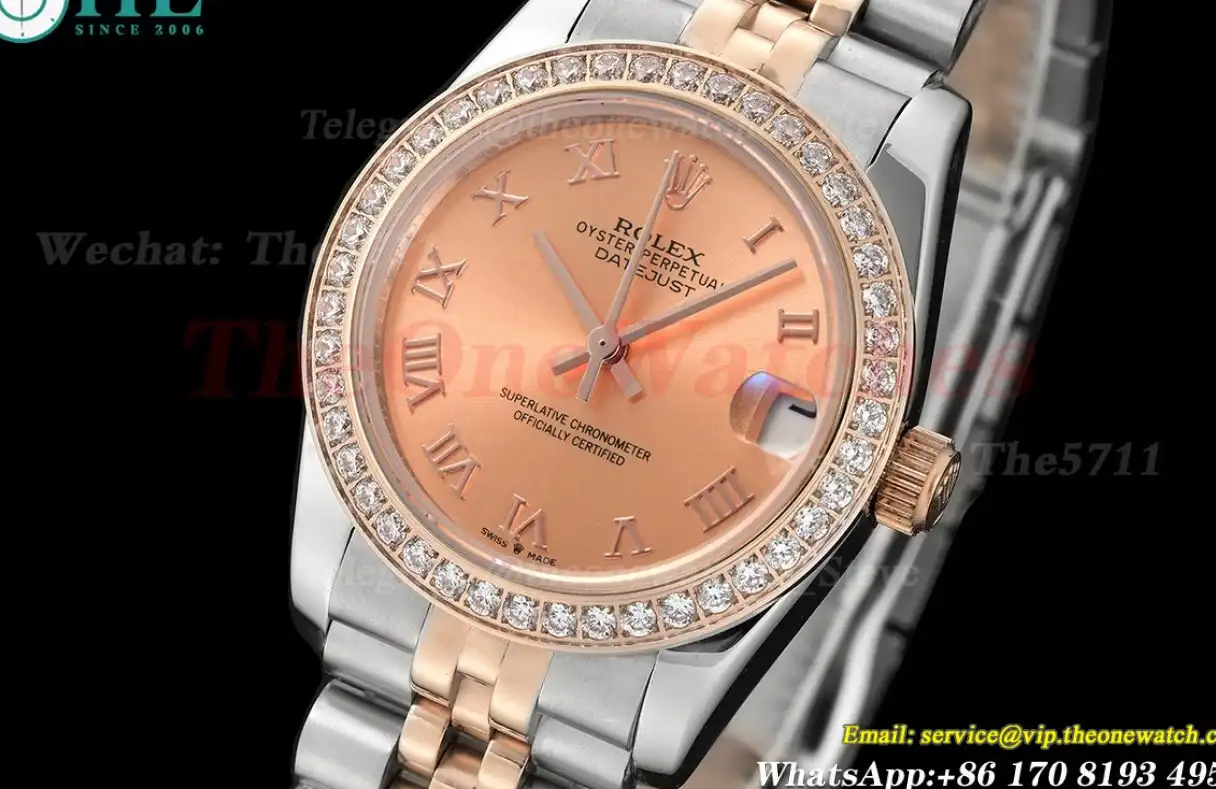 Datejust 28mm Dia RG SS Rose Gold Rmn GDF MY8215