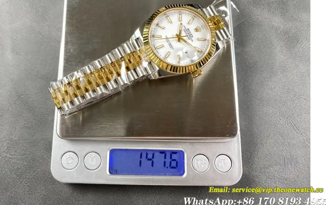 Datejust 126333 41mm Jub YG SS White Stk ARF SH3235(Tungsten Heavy Version)