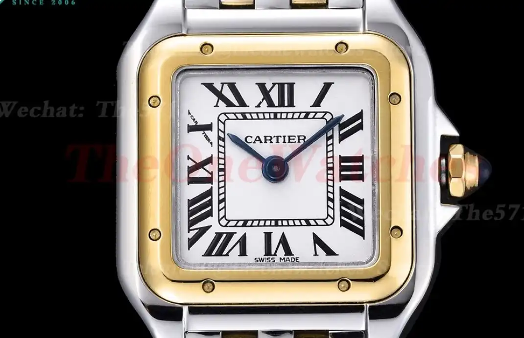 Panthere Secrete De Ladies 22mm YG SS White Dial 8848F Swiss Qtz