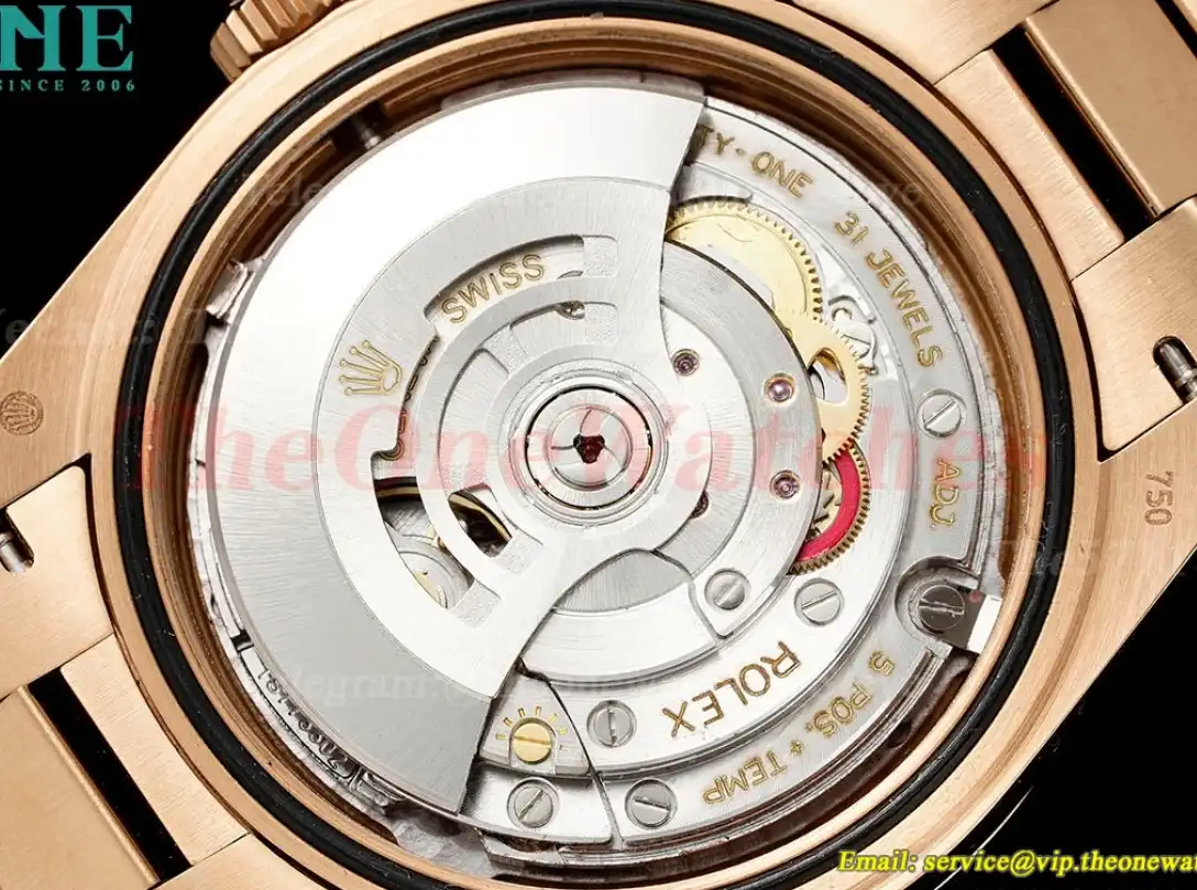 DayDate 228235 40mm RG RG O Brown Rmn JDF V4 VR3255 (Gain Weight)