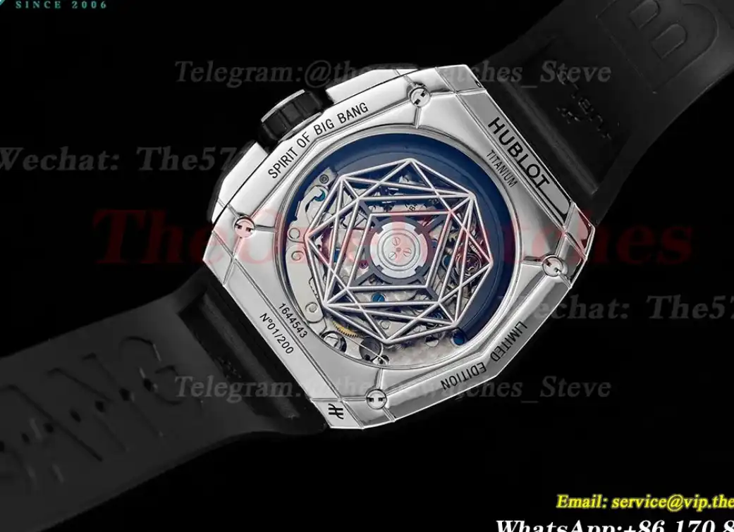 Spirit Of Big Bang 42mm Dia SS RU Skeleton Dial BLSF HUB4700