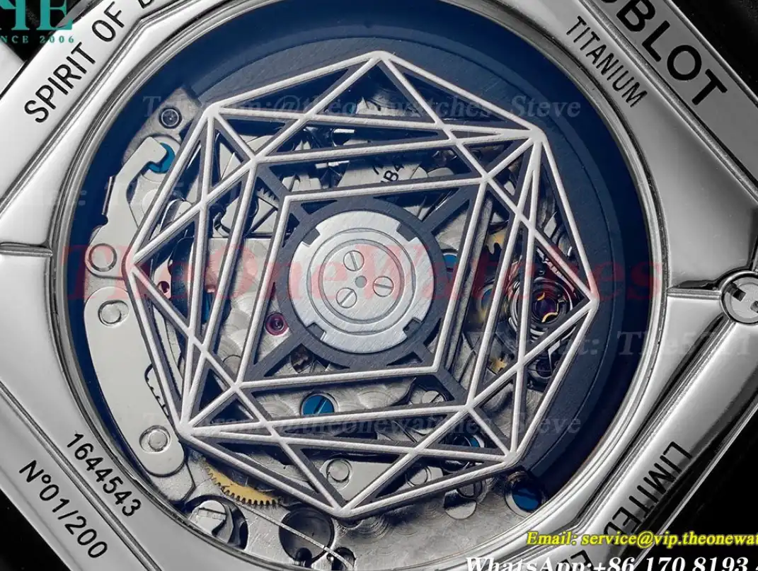 Spirit Of Big Bang 42mm Dia SS RU Skeleton Dial BLSF HUB4700