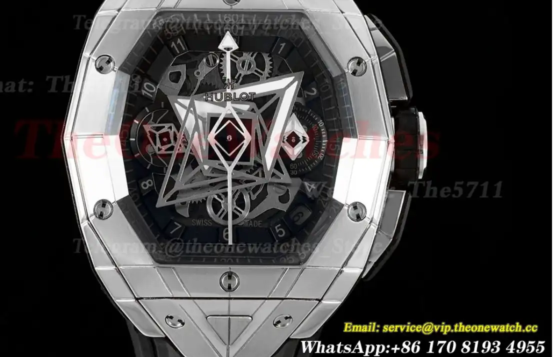 Spirit Of Big Bang 42mm SS RU Skeleton Dial BLSF HUB4700