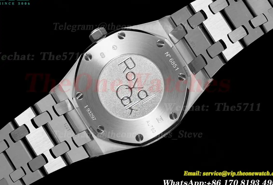 Royal Oak Ladies 67650 33mm SS SS White ZF Swiss Qtz