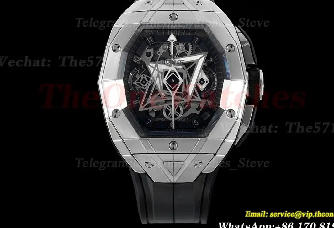 Spirit Of Big Bang 42mm SS RU Skeleton Dial BLSF HUB4700