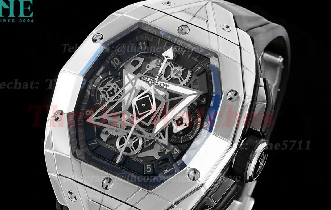 Spirit Of Big Bang 42mm SS RU Skeleton Dial BLSF HUB4700