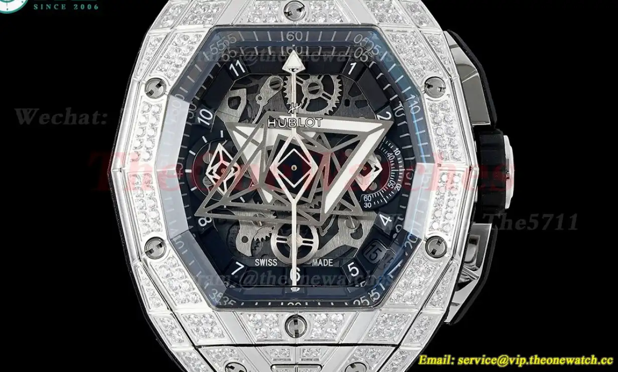 Spirit Of Big Bang 42mm Dia SS RU Skeleton Dial BLSF HUB4700