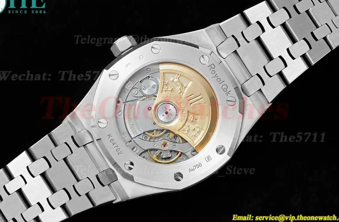 Royal Oak 15410 Frosted SS SS Blue Stk APSF SA3120 Super Clone