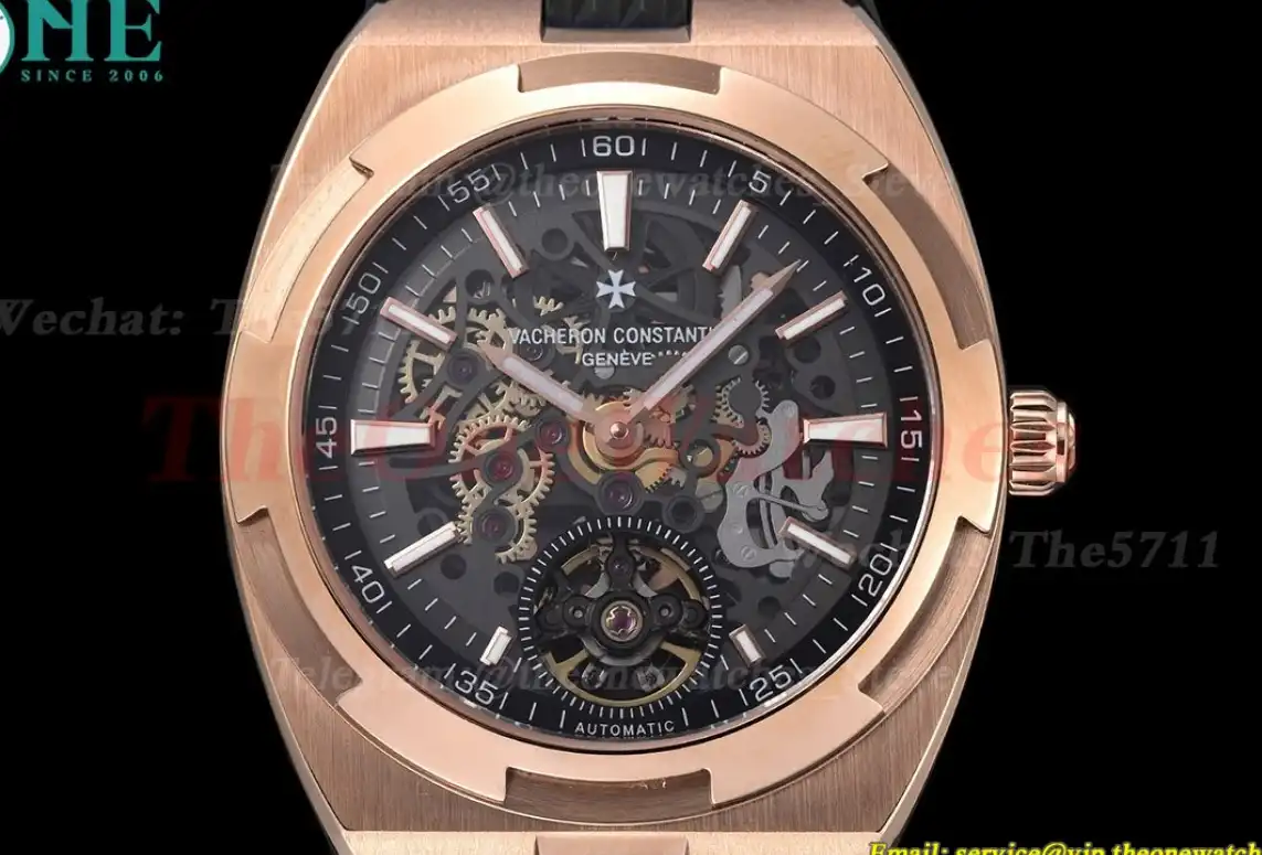 Overseas 6000V 41mm RG RU Skeleton Dial GDF A7500