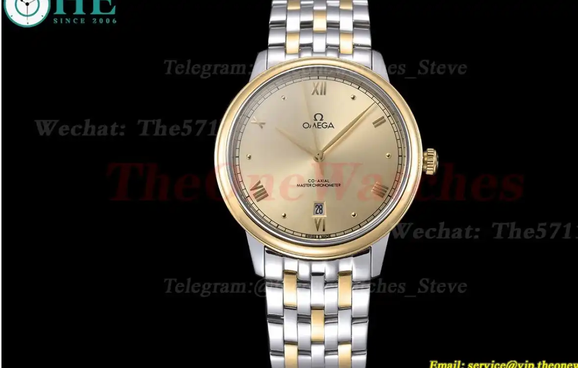 De Ville Date 40mm YG SS Gold Dial GDF MY8215