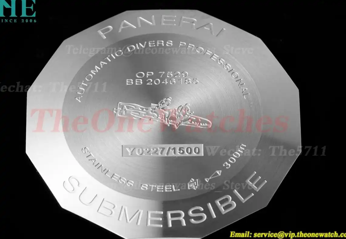 Submersible PAM1391 Luna Rossa 44mm SS RU Blue Dial VSF P900