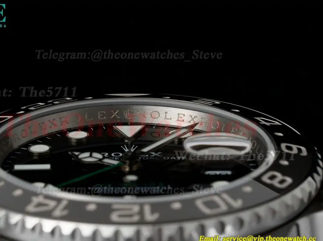 GMT Master II 126710 Bruce Wayne Jub 40mm SS SS Black Dial QF VR3285