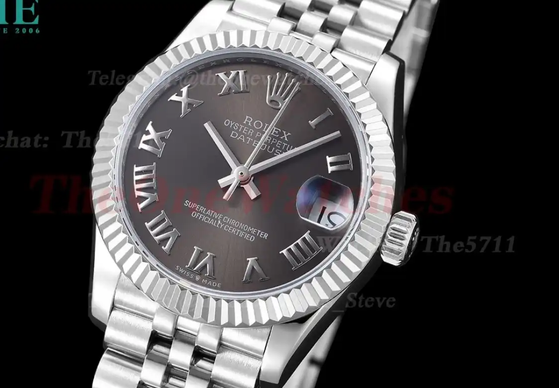 Datejust ladies 31mm SS SS Grey Rmn WF A2671