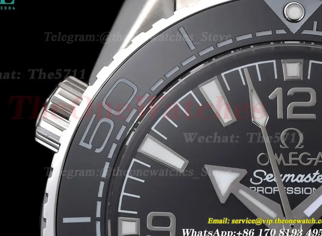 Seamaster 600m 43mm SS SS Black Dial GDF MY8215