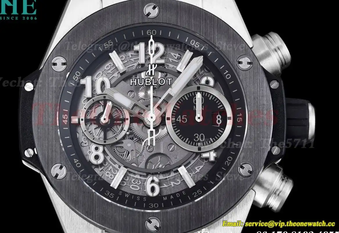 Big Bang Unico 42mm Ceramic TI RU Skeleton dial BBF HUB1280