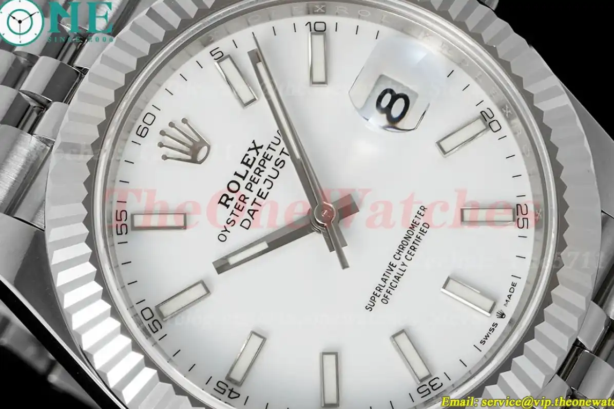 Datejust 126334 41mm Jub SS SS White Stk EWEF A3235