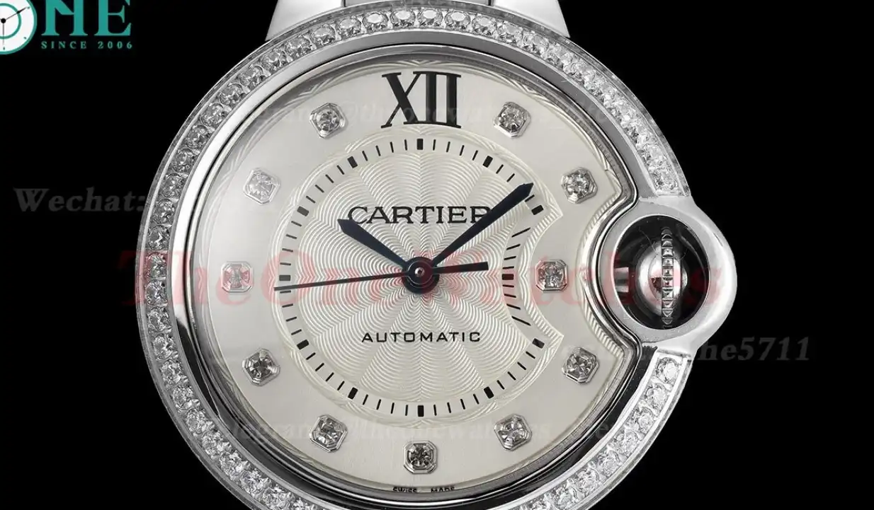 Ballon Bleu De Cartier 33mm SS SS Silver Dial GDF NH05