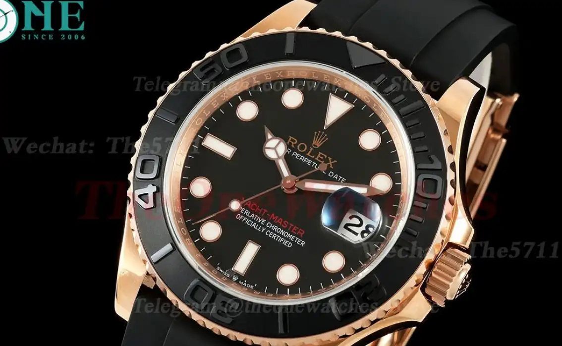 Yacht-Master 126655 40mm RG RU Black Dot EWEF A3235