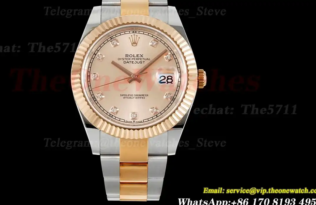 Datejust 126331 41mm Oys RG SS Gold Dia EWEF A3235