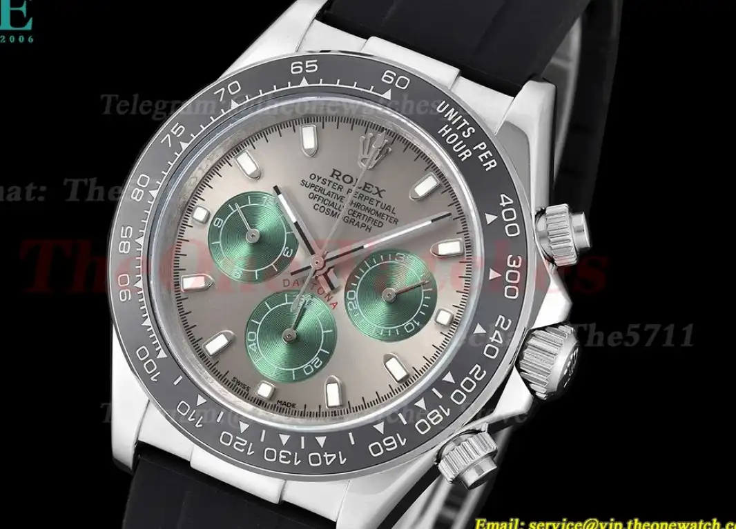 Daytona 40mm SS RU Grey Green GDF A3836