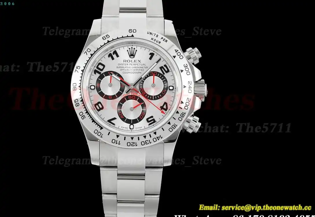 Daytona 116509 40mm SS SS Silver Dial OMF A7750