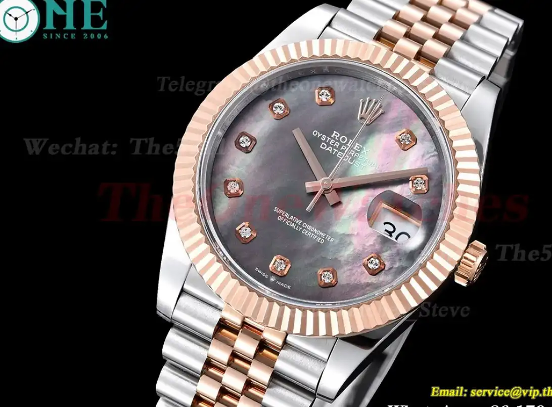 Datejust 126231 36mm Mop Dia SS RG GMF A2824