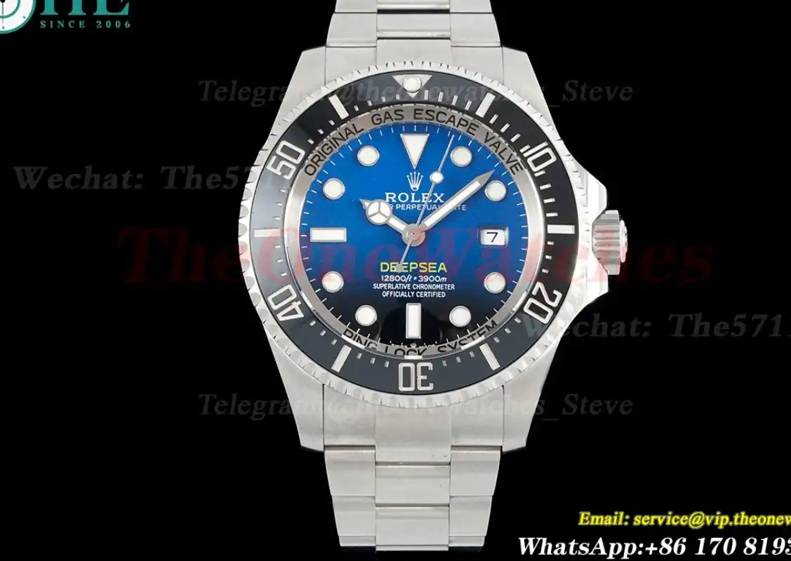 DeepSea 136660 44mm SS SS Gadient Blue DIal EWEF A3235